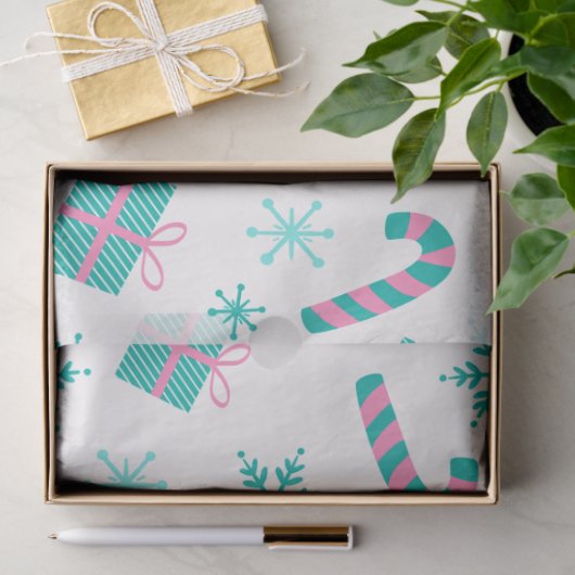 キャンディキャンセスクリスマスプレゼント雪の結晶クリスマス 薄葉紙 (ギフト)