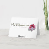 キャンディキャンセスクリスマスホリデーホワイトグリーンと赤 シーズンカード (裏面)