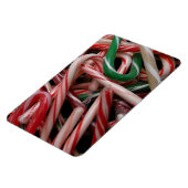 キャンディキャンセスクリスマスホリデーホワイトグリーンと赤 マグネット (左側)