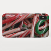 キャンディキャンセスクリスマスホリデーホワイトグリーンと赤 Case-Mate iPhoneケース (裏面(横))
