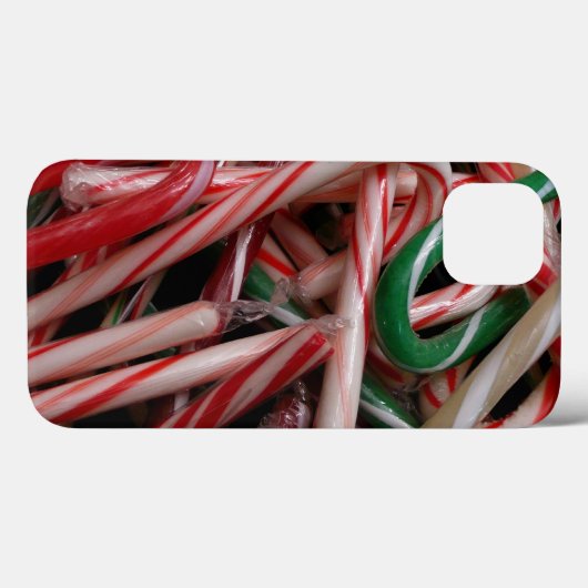 キャンディキャンセスクリスマスホリデーホワイトグリーンと赤 Case-Mate iPhoneケース (裏面 (横))