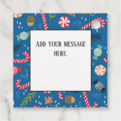 キャンディキャンディと包まれたクリスマスキャンディ フェイバータグ (裏面)