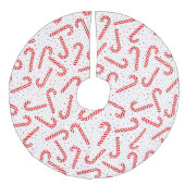 キャンディキャンデザインクリスマスツリースカート フェイクリネンツリースカート (正面)