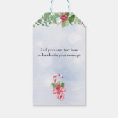 キャンディキャン&カクテルクリスマスホリデーパーティー ギフトタグ (裏面)