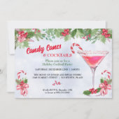 キャンディキャン&カクテルクリスマスホリデーパーティー シーズンカード (正面)