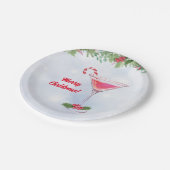 キャンディキャン&カクテルクリスマスホリデーパーティー ペーパープレート (アングル)