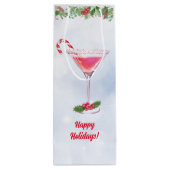 キャンディキャン&カクテルクリスマスホリデーパーティー ワインギフトバッグ (裏面)