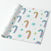 キャンディキャン&スターズクリモダンスマス ラッピングペーパー (アンロールド)