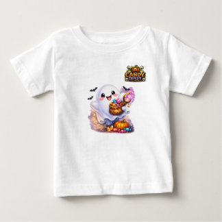 キャンディクエストアプリ『ブー』トドラー ベビーTシャツ