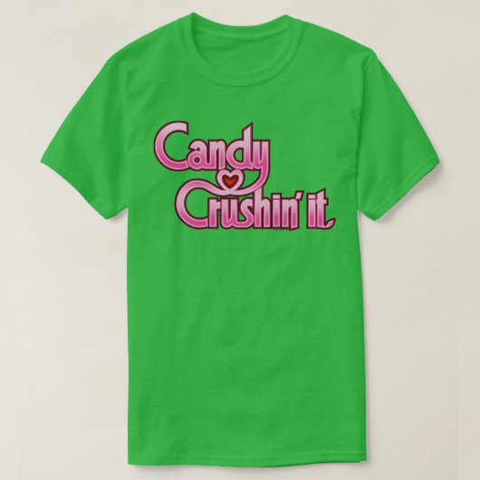 キャンディクラシンITピンク Tシャツ (デザイン正面)