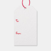 キャンディクラッシュ小妖精や小人クリスマス ギフトタグ (裏面)