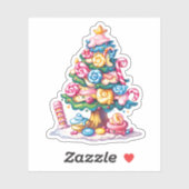 キャンディクリスマスツリー シール (シート)