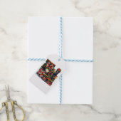 キャンディクリスマストレイン ギフトタグ (より糸付き)