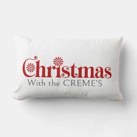 キャンディクリスマス ランバークッション (正面)