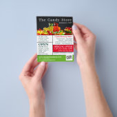 キャンディグミベア、菓子用品の広告 チラシ (手)