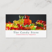 キャンディグミベア、菓子用品 名刺 (正面)