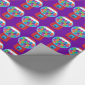 キャンディグンボールマシン ラッピングペーパー (角)