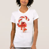 キャンディケインウォメンズTシャツ Tシャツ (正面)
