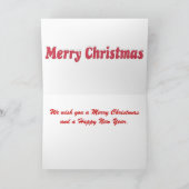 キャンディケインクリスマスカード シーズンカード (内部)