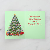 キャンディケインクリスマスカード シーズンカード (内部)