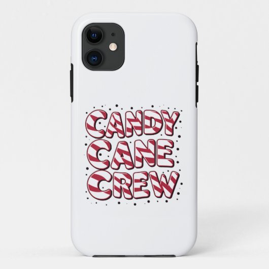 キャンディケインクルー愛のクリスマス パジャマ Case-Mate iPhoneケース (裏面)