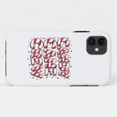 キャンディケインクルー愛のクリスマス パジャマ Case-Mate iPhoneケース (裏面(横))
