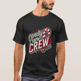 キャンディケインクルー クリスマス かわいい ホリデー グループ アート Tシャツ