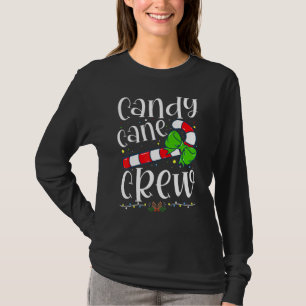 キャンディケインクルー クリスマス キャンディー Xmas Tシャツ