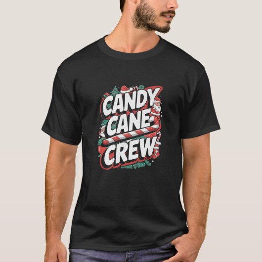 キャンディケインクルー プレミアム Tシャツ (正面)