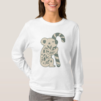 キャンディケインコアラのクリスマス Tシャツ