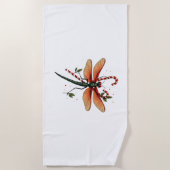 キャンディケイントンボ ビーチタオル (正面)