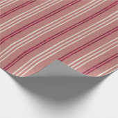 キャンディケインプルメリア、ハワイアンスタイルクリスマス ラッピングペーパー (角)