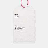 キャンディケイン小妖精や小人 ギフトタグ (裏面)