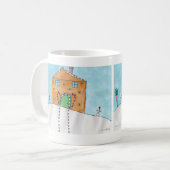 キャンディケイン コテージ - KidsArt for CHOC コーヒーマグカップ (正面左)