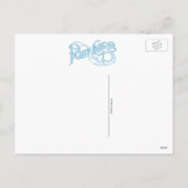 キャンディケイン ブルー クリスマス ホリデー グリーティング (裏面)