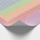 キャンディケーキパステルカラーブロック ラッピングペーパー (角)