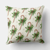 キャンディケーンズ&ホリークリスマス装飾用クッション クッション (裏面)