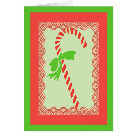 キャンディケーン クリスマスカード (正面)
