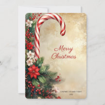 キャンディケーン クリスマス ホリデーカード