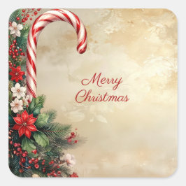 キャンディケーン クリスマス ホリデー ステッカー