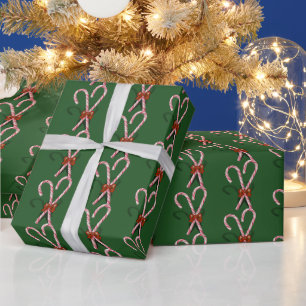 キャンディケーン クリスマス ラッピングペーパー