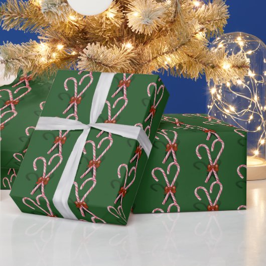 キャンディケーン クリスマス ラッピングペーパー (クリスマス)