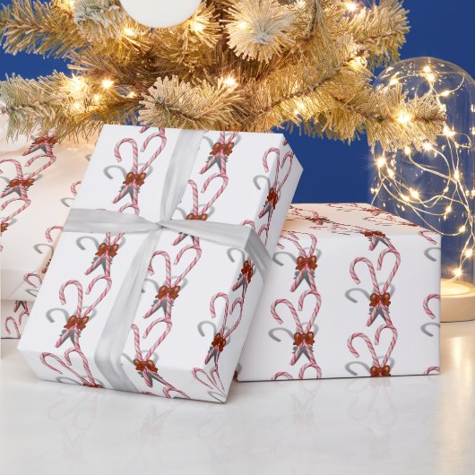 キャンディケーン クリスマス ラッピングペーパー (クリスマス)