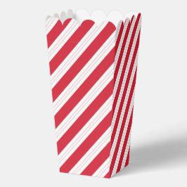 キャンディケーン ストライプ クリスマスポップコーンボックス フェイバーボックス