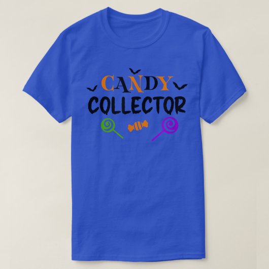 キャンディコレクターハロウィーンデザイン Tシャツ (デザイン正面)