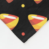 キャンディコーズハロウィンキャンディパターン フリースブランケット (角)