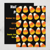 キャンディコーンが大好き！ 招待状 (正面/裏面)