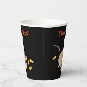 キャンディコーンでマウスをトリックまたは処理 紙コップ (右)