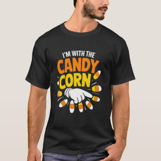 キャンディコーンと一緒 ハッピーハロウィン・イヴ Tシャツ