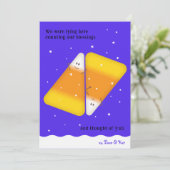 キャンディコーンカップルハッピーレ秋ホリデーカード シーズンカード (スタンド正面)